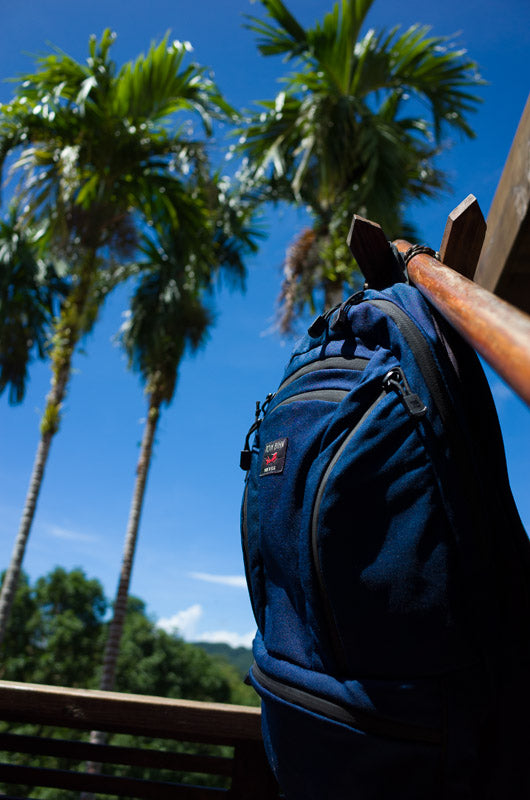 Synapse 25, working on a tan in Palau